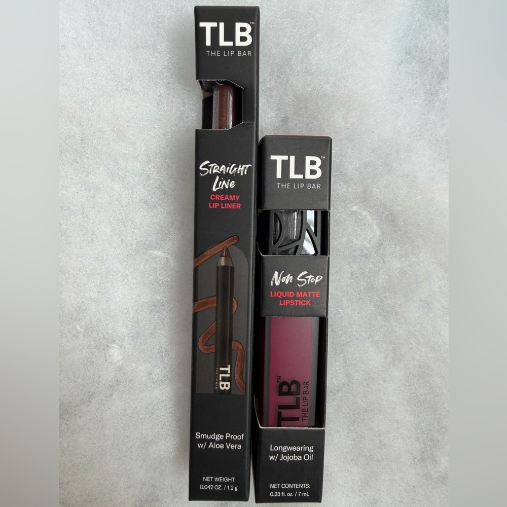 The Lip Bar Non Stop Liquid Matte Lipstick & Lip Liner- Muse & Straight Living